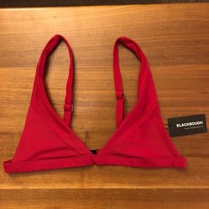 Scarlet Blackbough Bikini Top